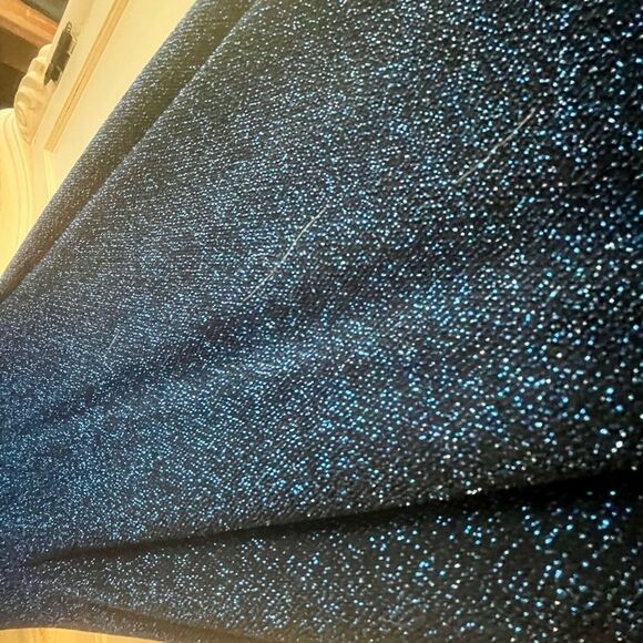 Formal/Prom/Mardi Gras/Military Ball La Femme Blue Maxi Gown, size 10 - Picture 7 of 9
